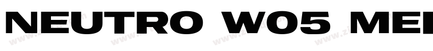Neutro W05 Medium字体转换